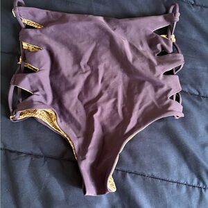 Acacia Swimwear Purple Queens Bottom